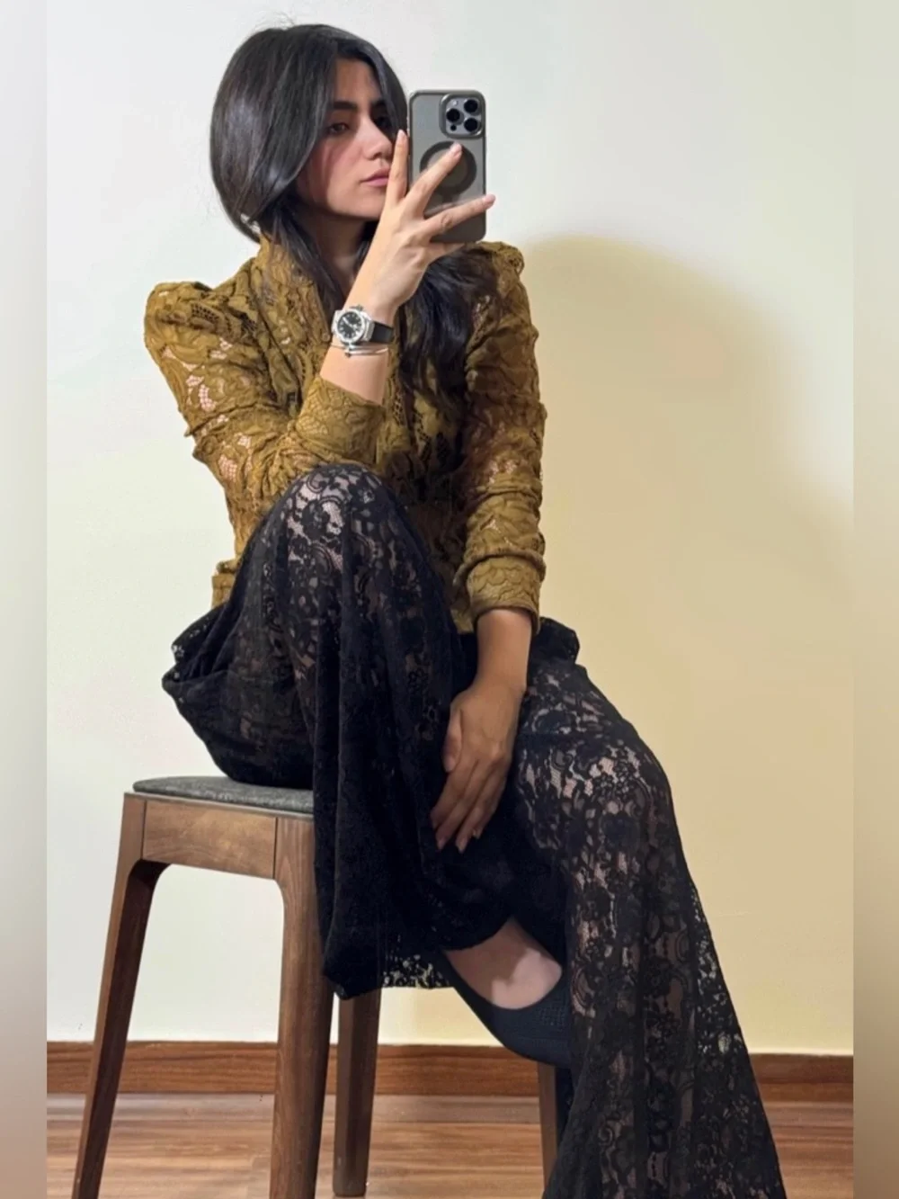 Zara lace ballon pants - Picture 6 of 15